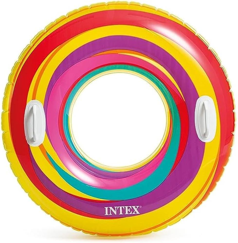 انتكس عوامة سباحة 91 سم مع مقبض الوان متنوعه عوامات ومراتب Intex