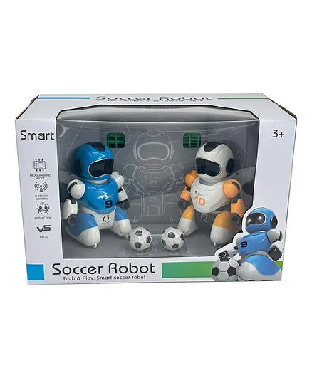 روبوت كرة القدم الذكي مع الأهداف ألعاب الروبوت Amwell