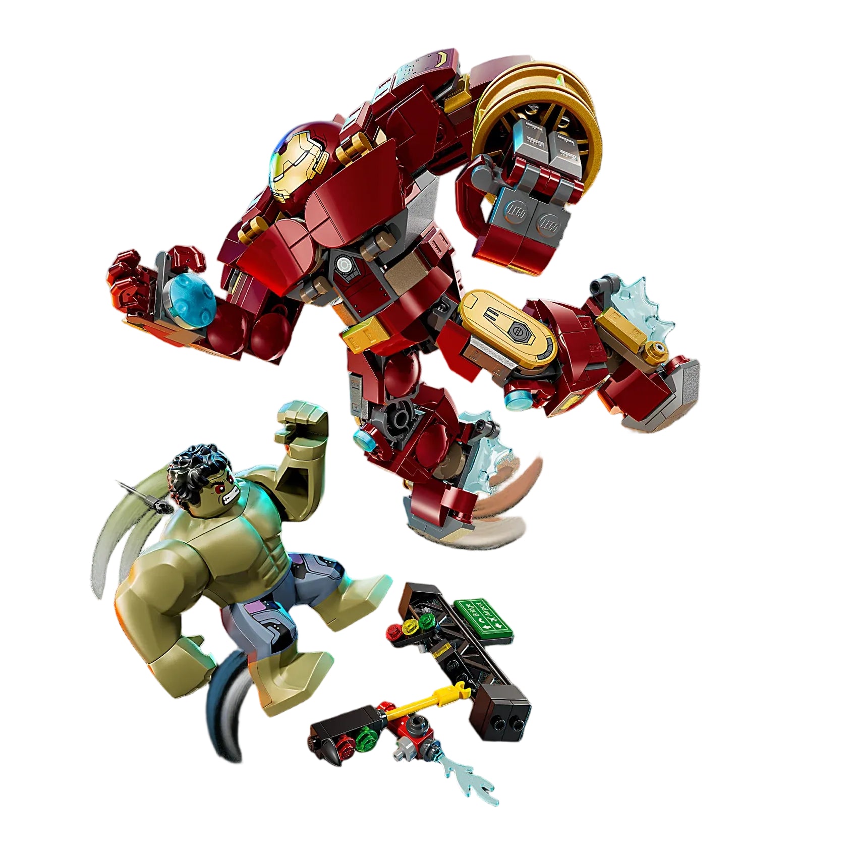 ليجو 76343 مارفل هالكباستر ضد هالك مكعبات التركيب LEGO