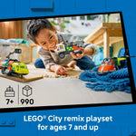 ليجو 60505 سيتي دمج الطائرة وشاحنة الخدمة مكعبات التركيب LEGO