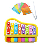 هوانجر لعبة بيانو و اكسيليفون للأطفال مواليد تفاعلي HUANGER