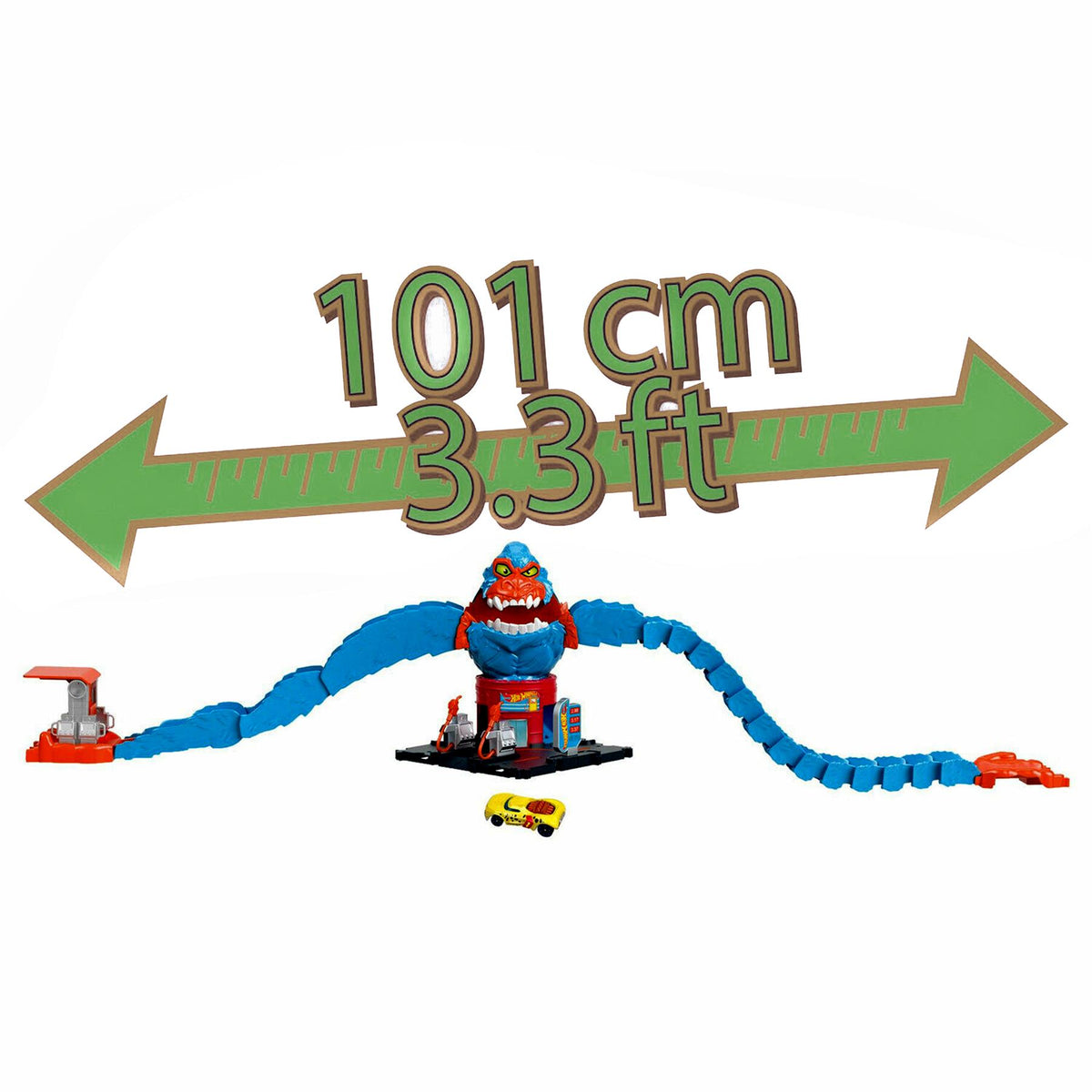 هوت ويلز لعبه حطام المدينة هجوم الغوريلا مركبات مع مسار HotWheels