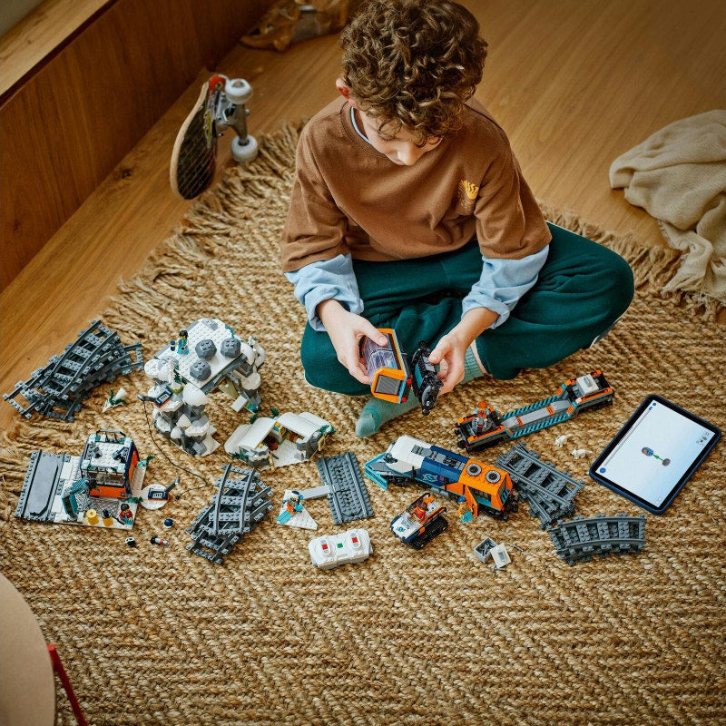 ليجو 60470 سيتي قطار القطب الشمالي مكعبات التركيب LEGO