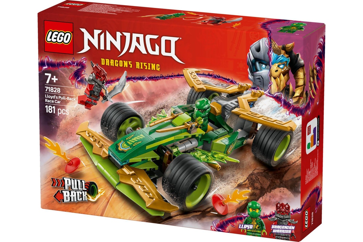 ليجو 71828 نينجاغو لويد سيارة سباق بالسحب مكعبات التركيب LEGO