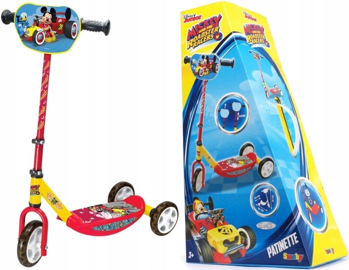 سموبي سكوتر ميكي ماوس ثلاث عجلات سكوتر 3 عجلات Smoby