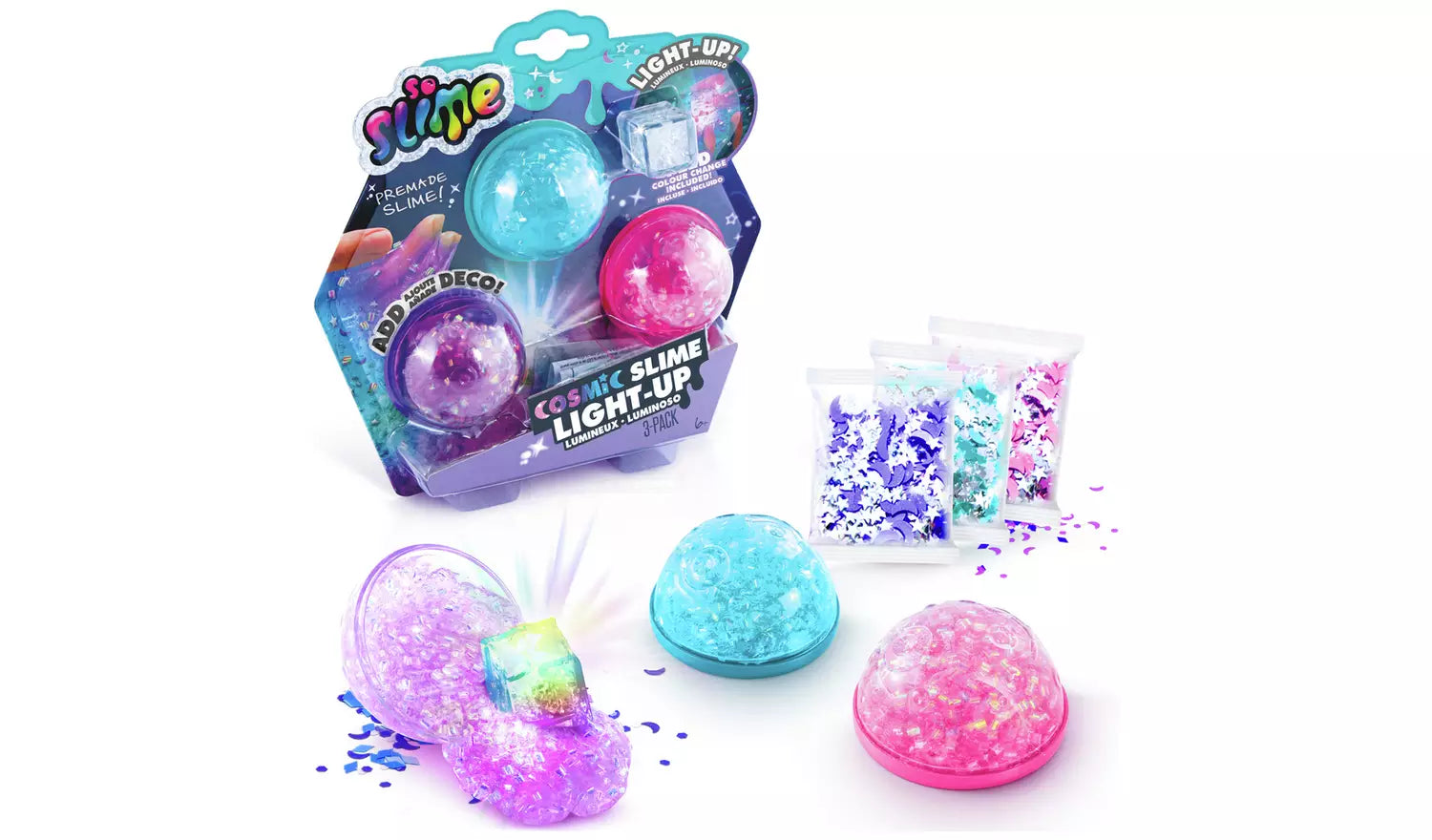 كانال تويز سلايم لايت أب كرانش سلايم سلايم canal toys