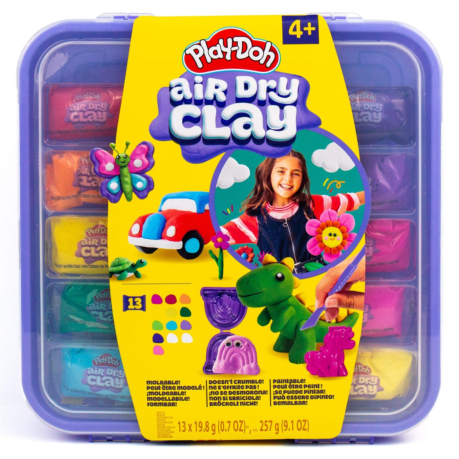 بلاي دوه صلصال جاف المجموعة البنفسجية الصلصال والمعجون Play-Doh