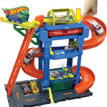 هوت ويلز لعب غسيل السيارات مركبات مع مسار HotWheels