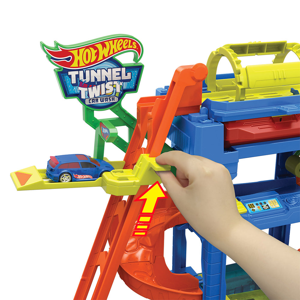 هوت ويلز لعب غسيل السيارات مركبات مع مسار HotWheels