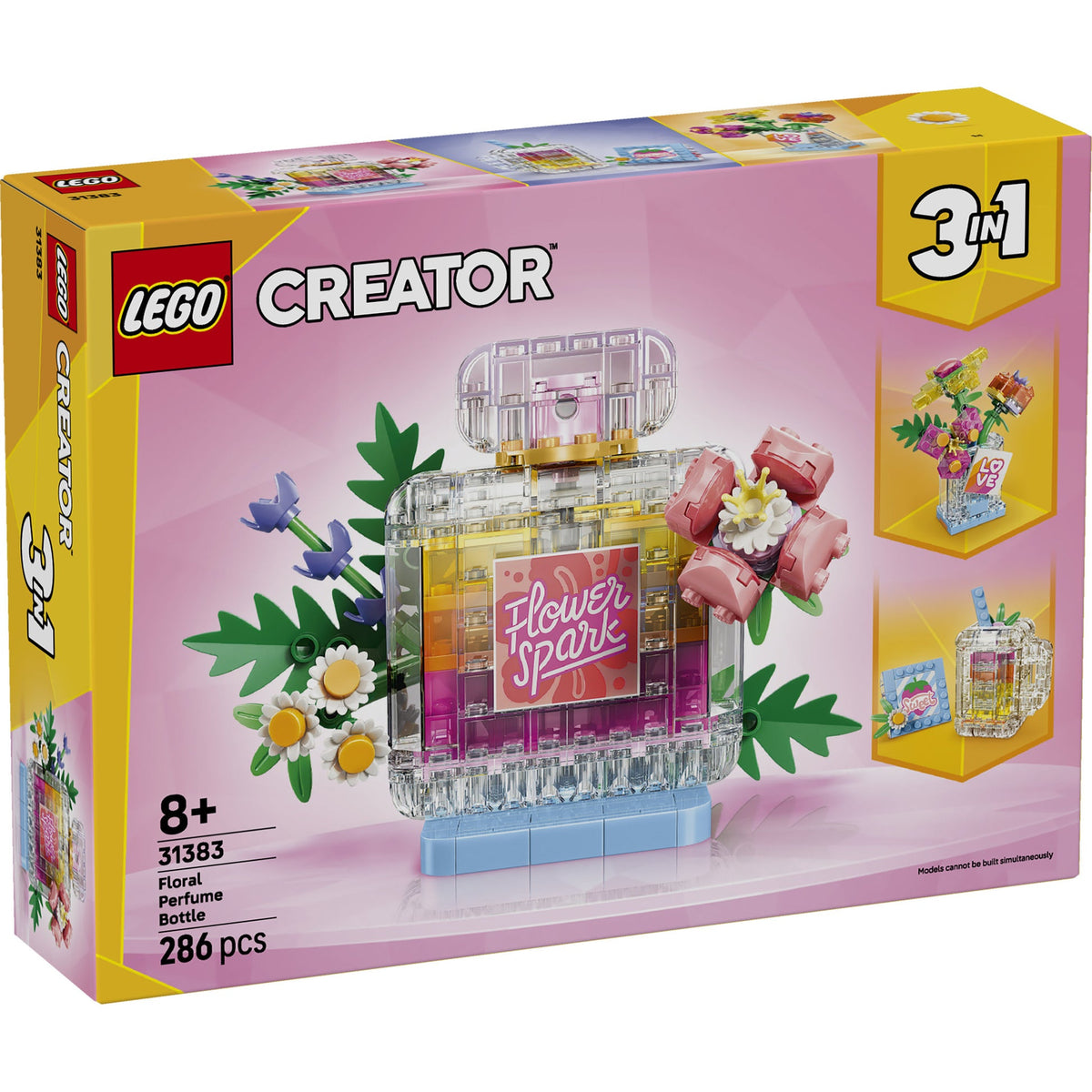 ليجو كريتور 31383 زجاجة زينة زهرية 3 في 1 مكعبات التركيب LEGO