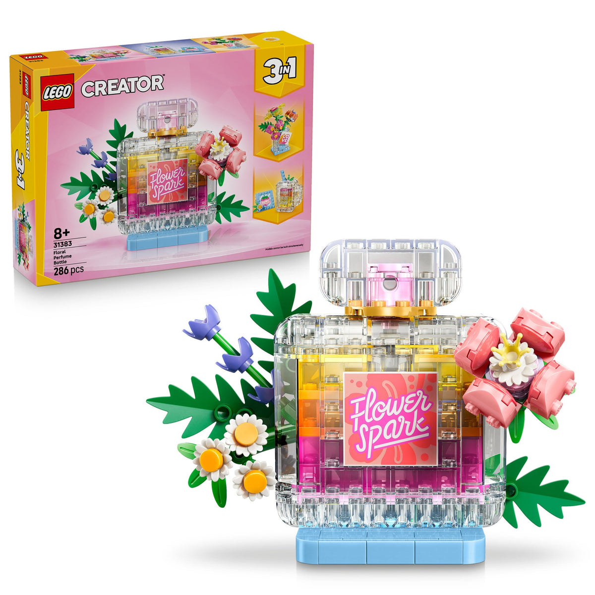 ليجو كريتور 31383 زجاجة زينة زهرية 3 في 1 مكعبات التركيب LEGO