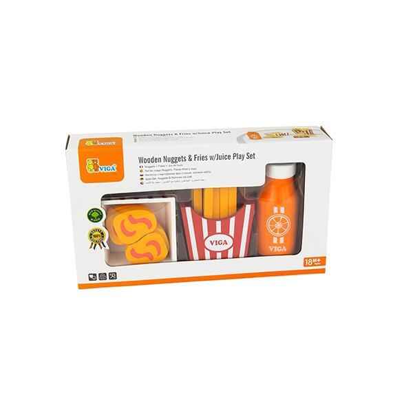 فيجا دجاج ناجتس وبطاطس مع عصير ألعاب المطابخ VIGA