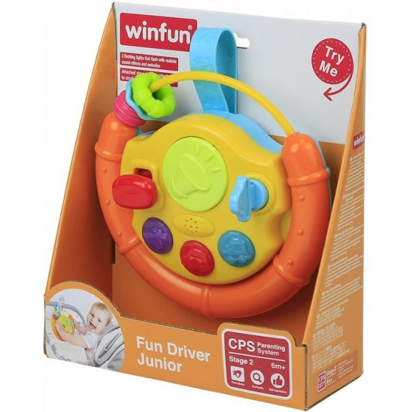 وين فن لعبة عجلة قيادة سيارة مواليد تفاعلي WinFun