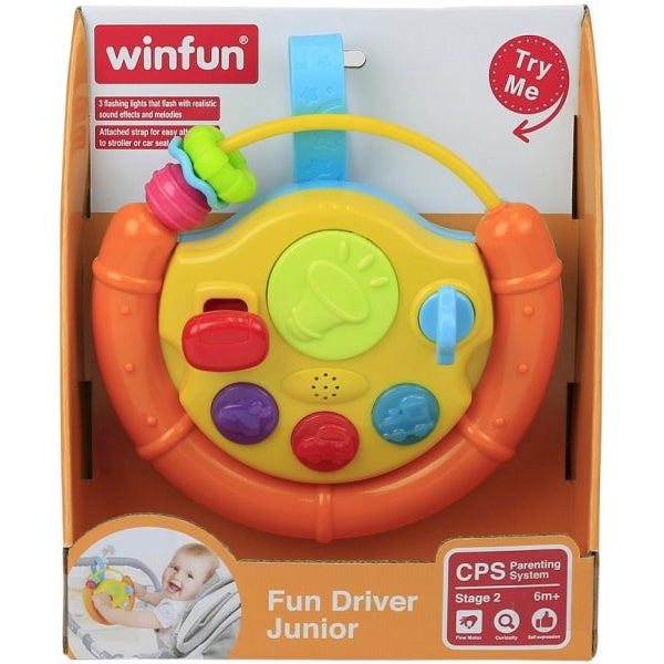 وين فن لعبة عجلة قيادة سيارة مواليد تفاعلي WinFun