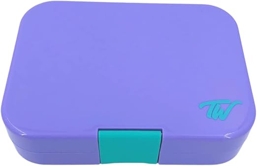 تايني ويل صندوق بينتو ارجواني 6 اقسام أدوات مدرسية Tiny Wheel