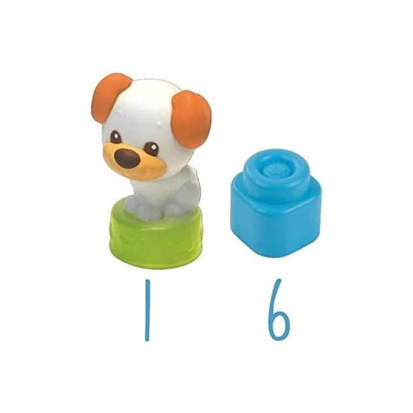 كليمنتوني دلو المكعبات بتصميم جرو مكعبات التركيب Clementoni