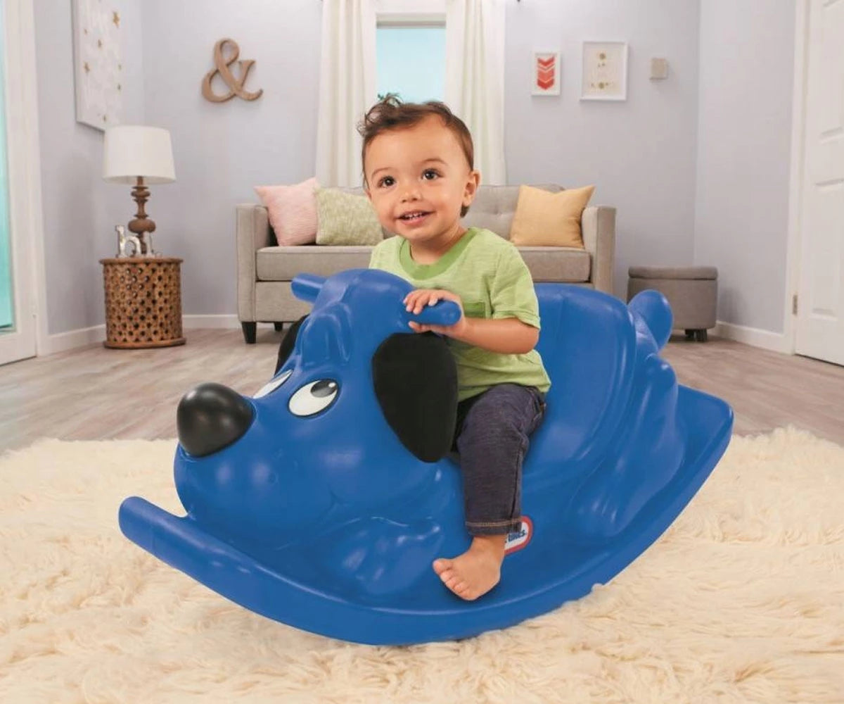 ليتل تايكس لعبة هزاز جرو ازرق للاطفال مركبات الدف Little Tikes