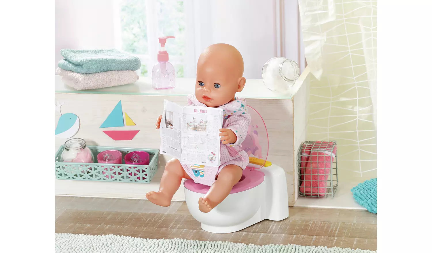 بيبي بورن بوو بوو باث 43 سم اكسسوارت الدمى Baby Born