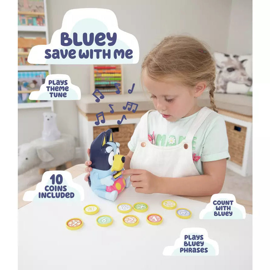 بلوي لعبة حصالة بيجي مواليد تفاعلي Bluey