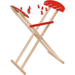 فيجا لعبة رف خشبي تجفيف الملابس تقمص الأدوار VIGA