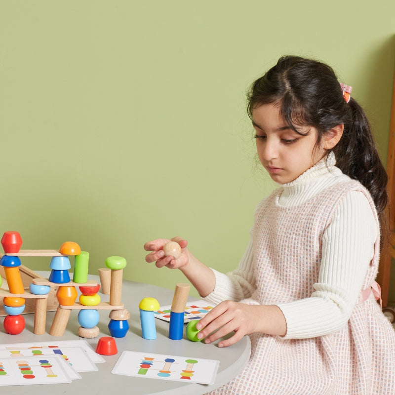 فيجا لعبة مكعبات بناء البرج مكعبات التركيب VIGA