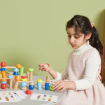 فيجا لعبة مكعبات بناء البرج مكعبات التركيب VIGA