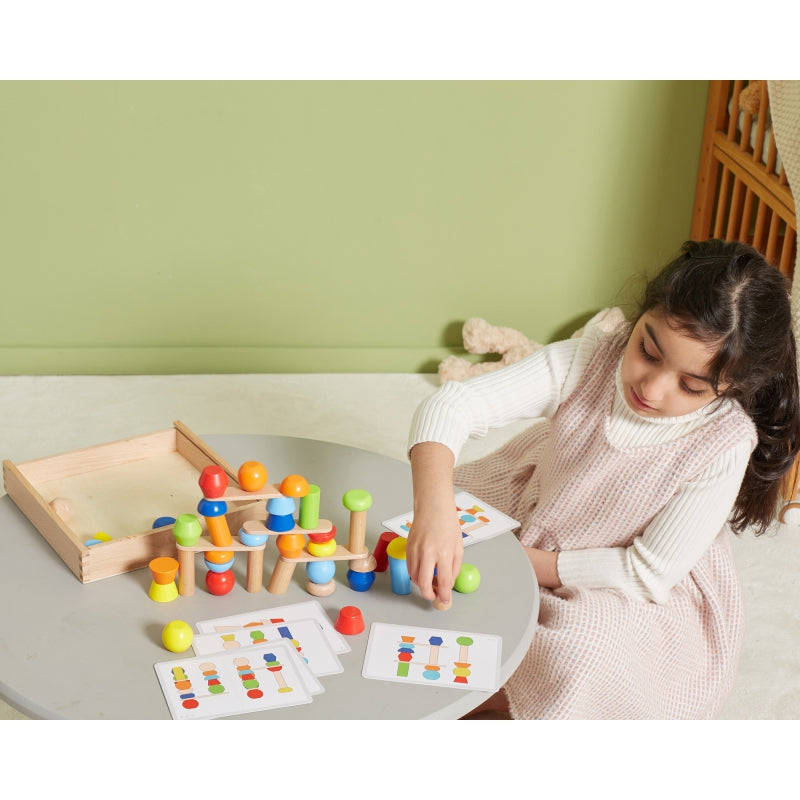 فيجا لعبة مكعبات بناء البرج مكعبات التركيب VIGA