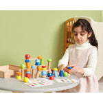 فيجا لعبة مكعبات بناء البرج مكعبات التركيب VIGA