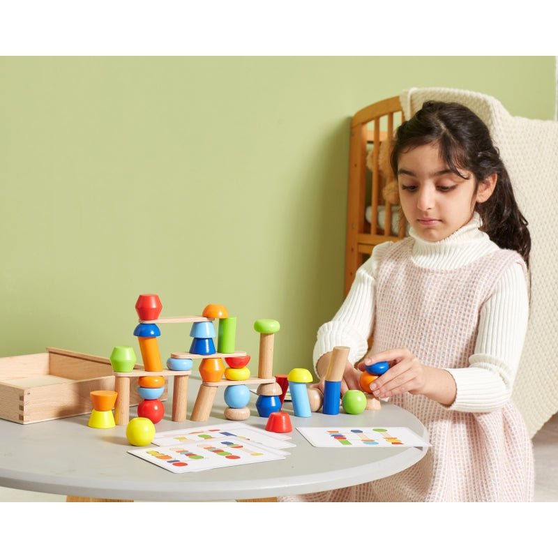 فيجا لعبة مكعبات بناء البرج مكعبات التركيب VIGA