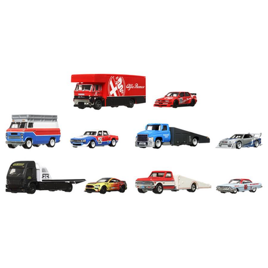 هوت ويلز شاحنة نقل هوت ويلز اشكال متنوعة سيارات داي كاست HotWheels