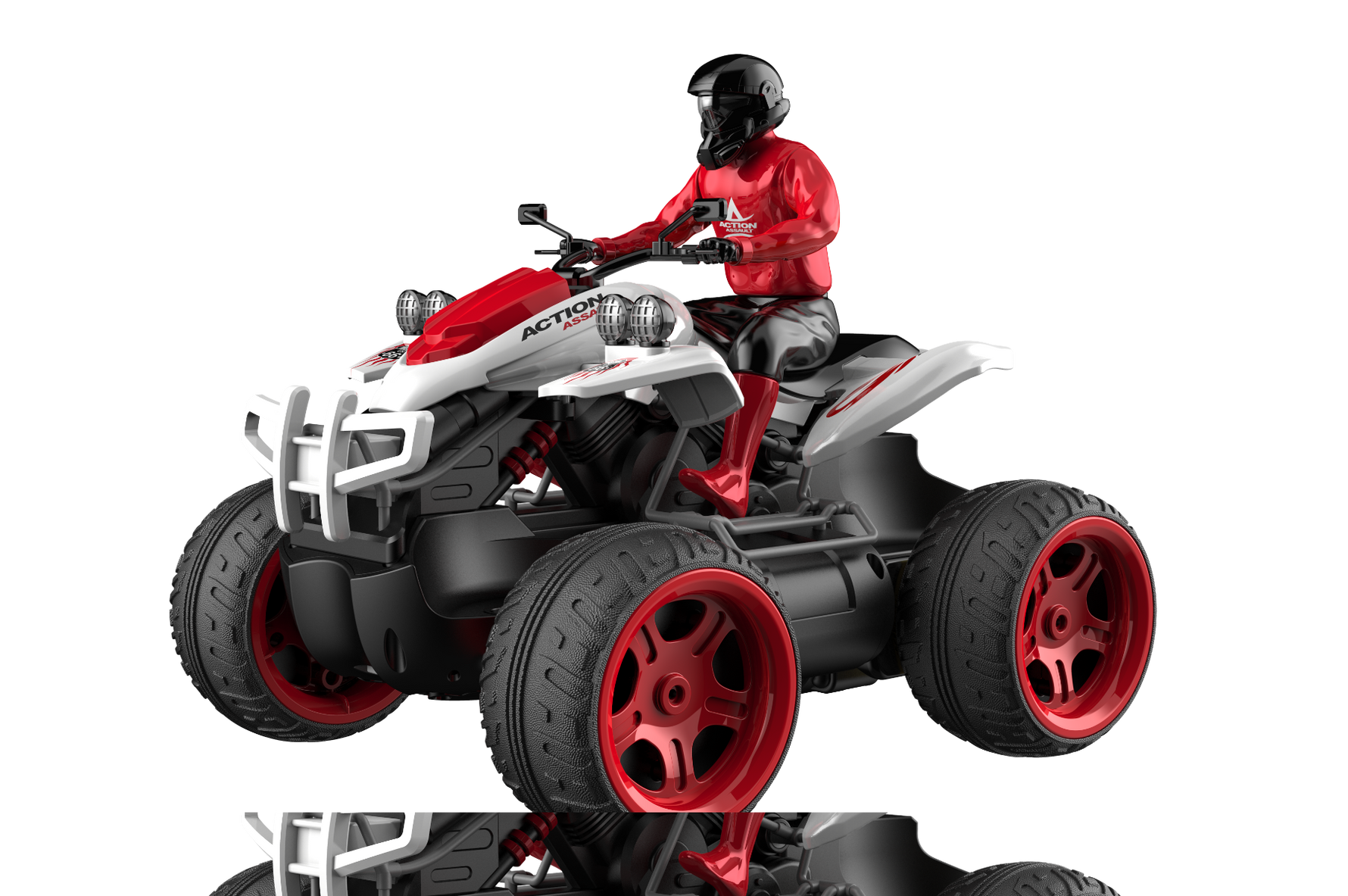 كرازون دراجة نارية مدخنة مع أضواء السيارات ريموت كنترول Crazon