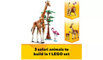 ليجو كريتور مكعبات بناء 3 في 1 بتصميم حيوانات السفاري البرية مكعبات التركيب LEGO
