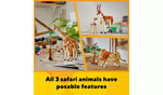 ليجو كريتور مكعبات بناء 3 في 1 بتصميم حيوانات السفاري البرية مكعبات التركيب LEGO