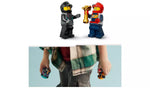 ليجو مكعبات مركبات الكارت وسائقي السباق مكعبات التركيب LEGO