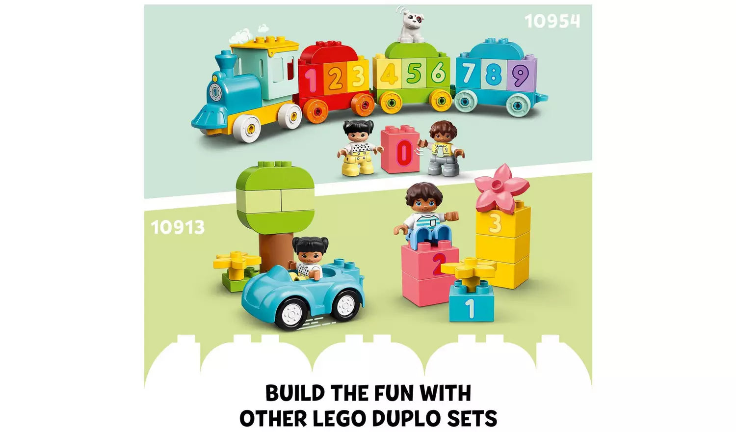 ليجو دبلو لعبة مكعبات بناء شاحنة تاون الابجدية مكعبات التركيب LEGO