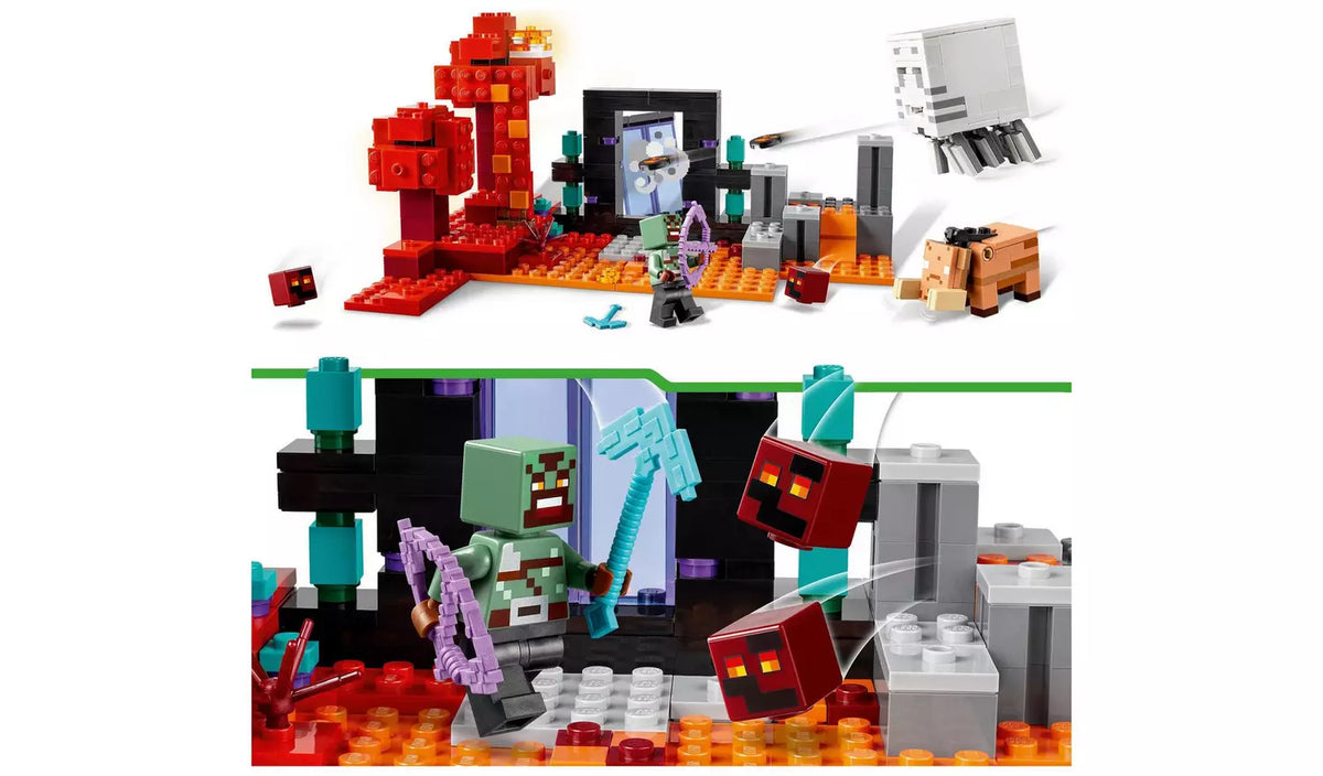 ليجو 21255 ماين كرافت كمين البوابة السفلى مكعبات التركيب LEGO