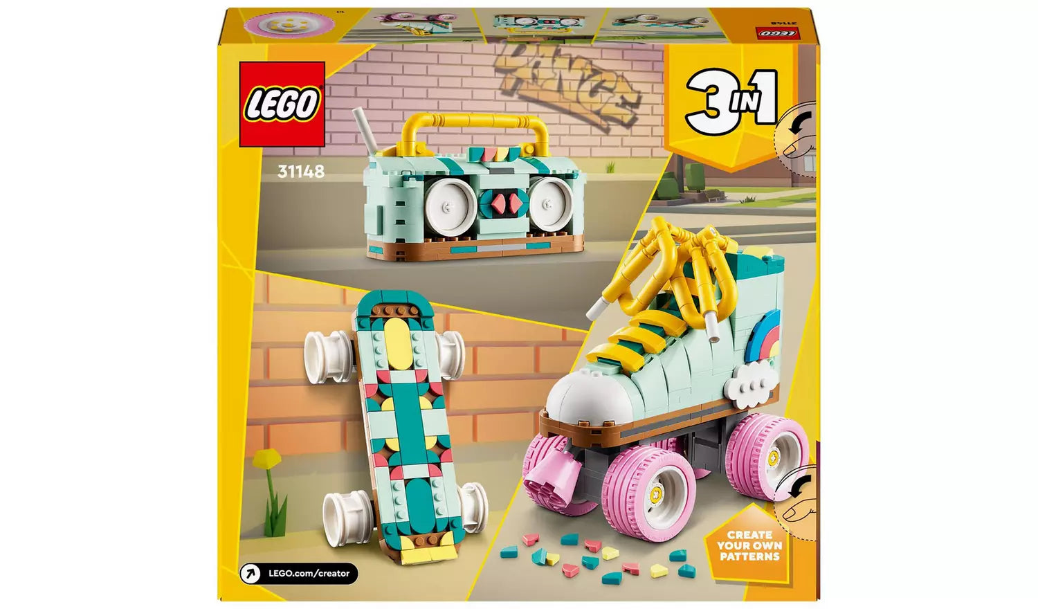 ليجو 31448 كريتور 3 في 1 التزلج مكعبات التركيب LEGO