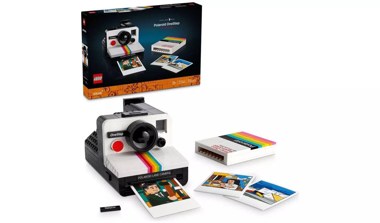 ليجو كاميرا بولارويد خطوة واحدة مكعبات التركيب LEGO