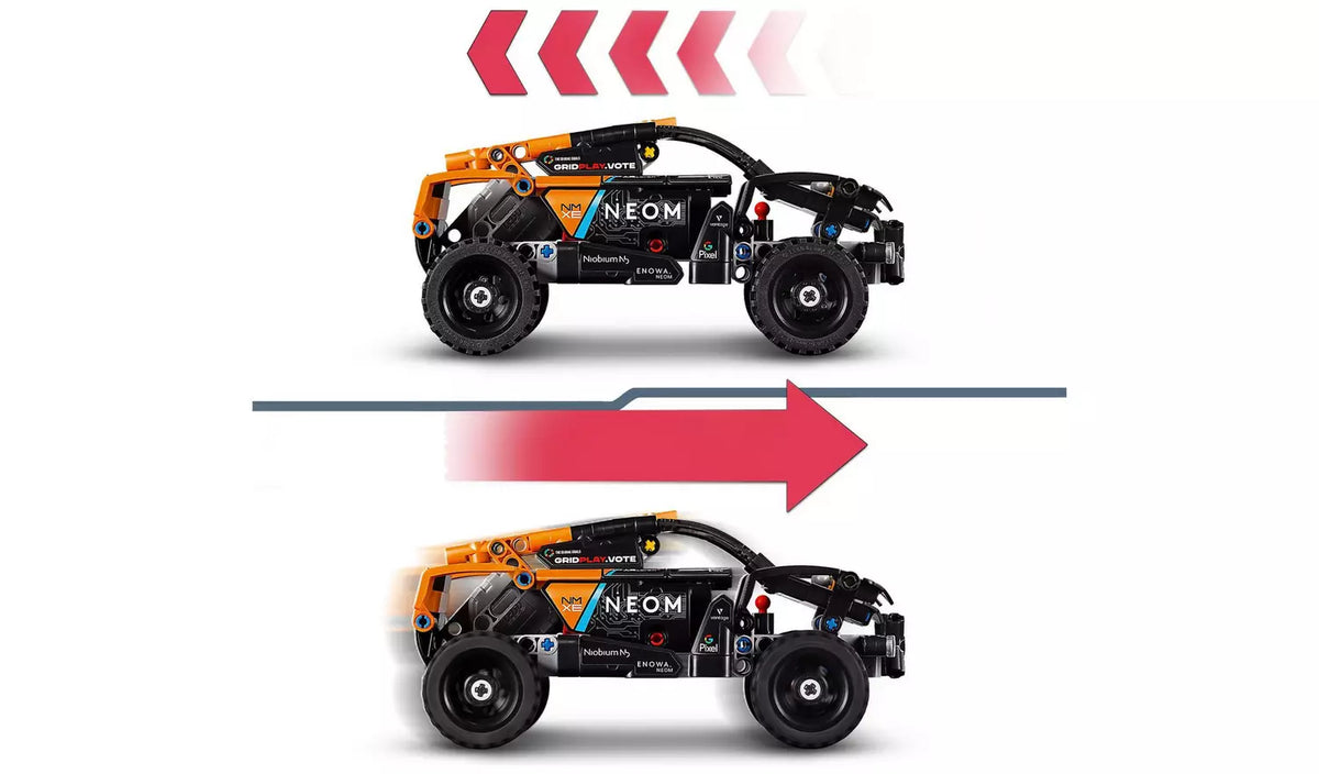 ليجو تكنيك مكعبات بناء سيارة سباق نيوم ماكلارين اكستريم مكعبات التركيب LEGO