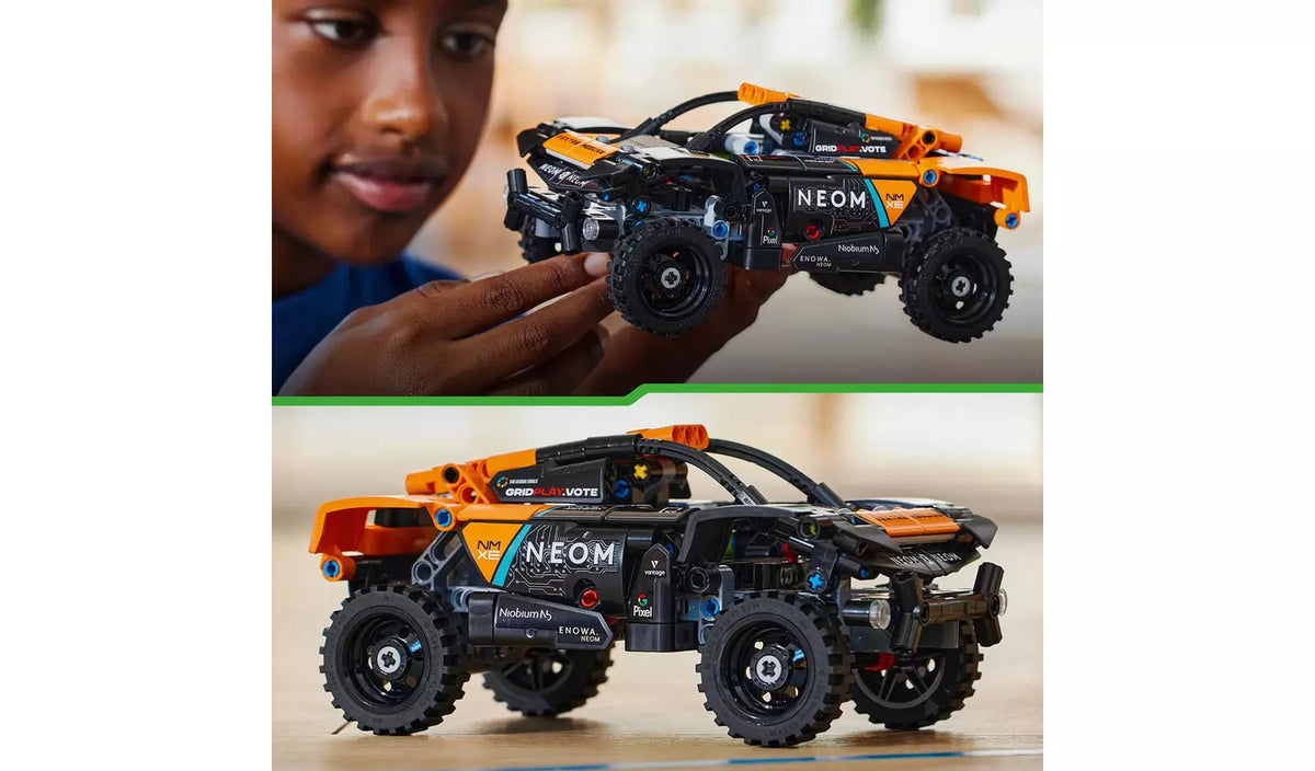 ليجو تكنيك مكعبات بناء سيارة سباق نيوم ماكلارين اكستريم مكعبات التركيب LEGO