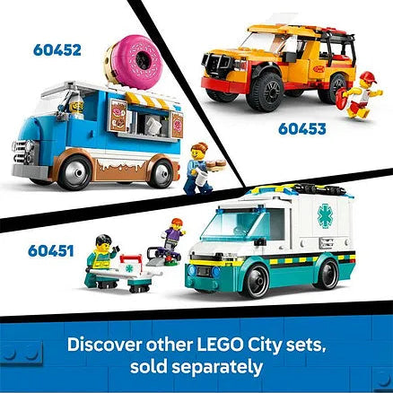 ليجو 60454 سيتي عربة التخييم لمغامرة العطلة مكعبات التركيب LEGO