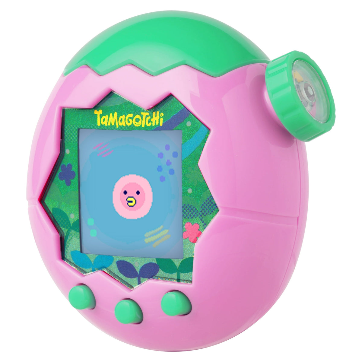 تاماجوتشي حيوان أليف إلكتروني وردي وأخضر ألعاب الكترونية Tamagotchi