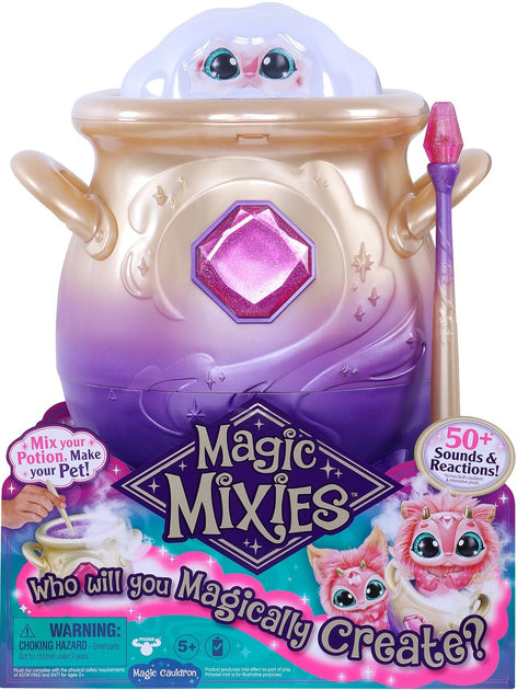 ماجيك ميكسيز القدر السحري الضبابي مع دمية مخملية زهرية الالعاب القطنية Magic Mixies