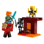 ليجو 21266 ماين كرافت معركة حمم العالم السفلي مكعبات التركيب LEGO