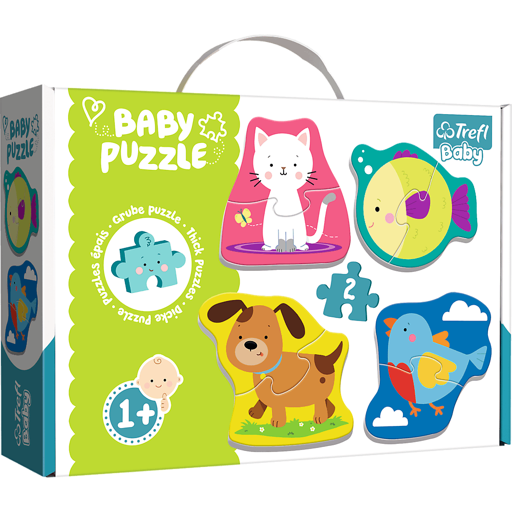 بزل الحيوانات 4 في 1 العاب البزل Trefl