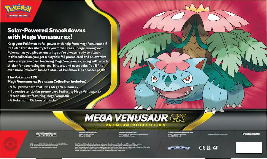 بوكيمون بطاقات ميجا فينوسور إكس بريميوم العاب البطاقات Pokemon