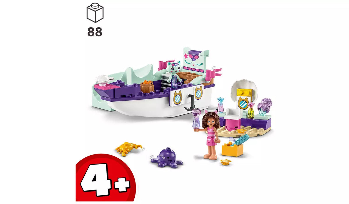 ليجو بيت الدمى غابي سفينة ومنتجع غابي مكعبات التركيب LEGO