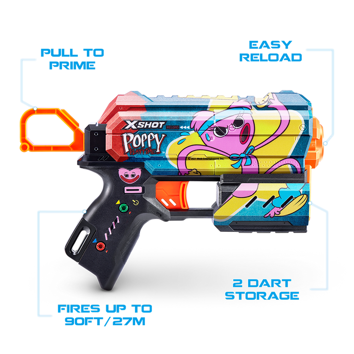 اكس شوت مسدس فلاكس بوبي بلي تايم 8 سهام مسدسات مطاطية Zuru