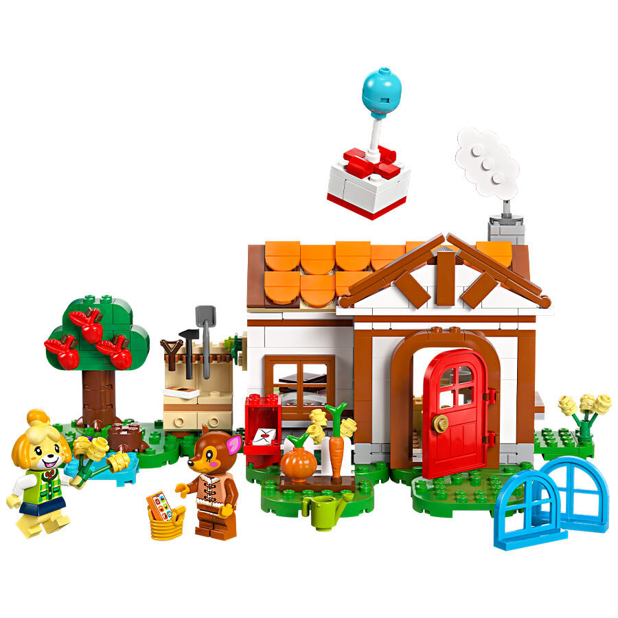 لبجو انيمال كروسينج لعبة مكعبات بناء منزل ايزابيل مكعبات التركيب LEGO