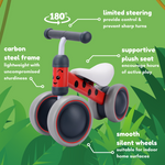 بولد كيوب دراجة توازن للأطفال مركبات الدف BOLDCUBE